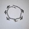 Gothic Cute Little Ghost Bat Charm Pendant Bracelet for Men Women Halloween Party Vampire Punk Creative Jewelry Accessories Gift