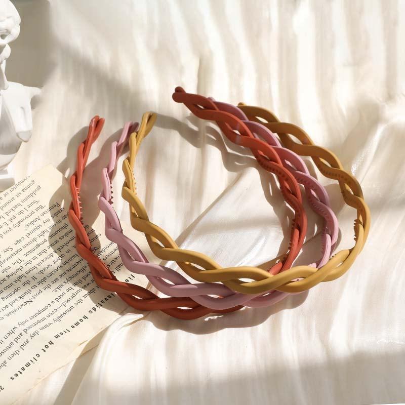 New Wash Face Hairband Fashion Women Heandband Molandi Simple Joker Hair Bands Woven Twist Headdress Girls Hair Accessories
