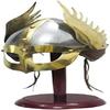 Medieval Mask Viking Helmet Replica Armor Warrior Helmet With Wooden Stand and Liner
