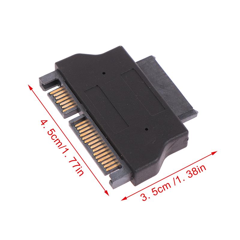 1Pc Slimline Adapter For Sata Ata 7+15 Serial 22Pin Male To Slim Sata 7+6 13Pin Female Adapter Electronic Accessories