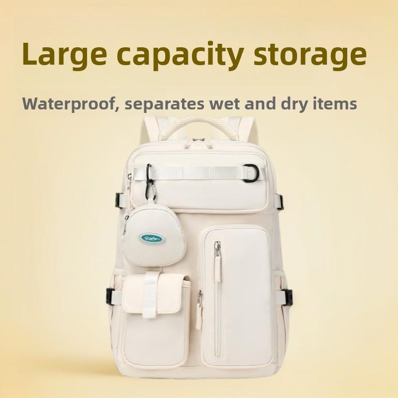 Computer Backpack for General Business Travel, Large Capacity, Multifunctional Waterproof, Dry and Wet Separation Storage, Student Backpack