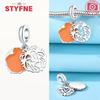 Real Copperoriginal Charms Luminous Firefly Pendant Beads Fit Brand Bracelets Diy Original Fine Jewelry For Women Gifts