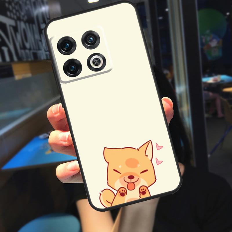 Cartoon Walisischer Shiba Corgi Hund Hülle Für OnePlus 13 12 R 11 9 10 Pro 8T 9RT 10T OnePlus Nord 4 CE 2 3 Lite N30 N20 Hülle