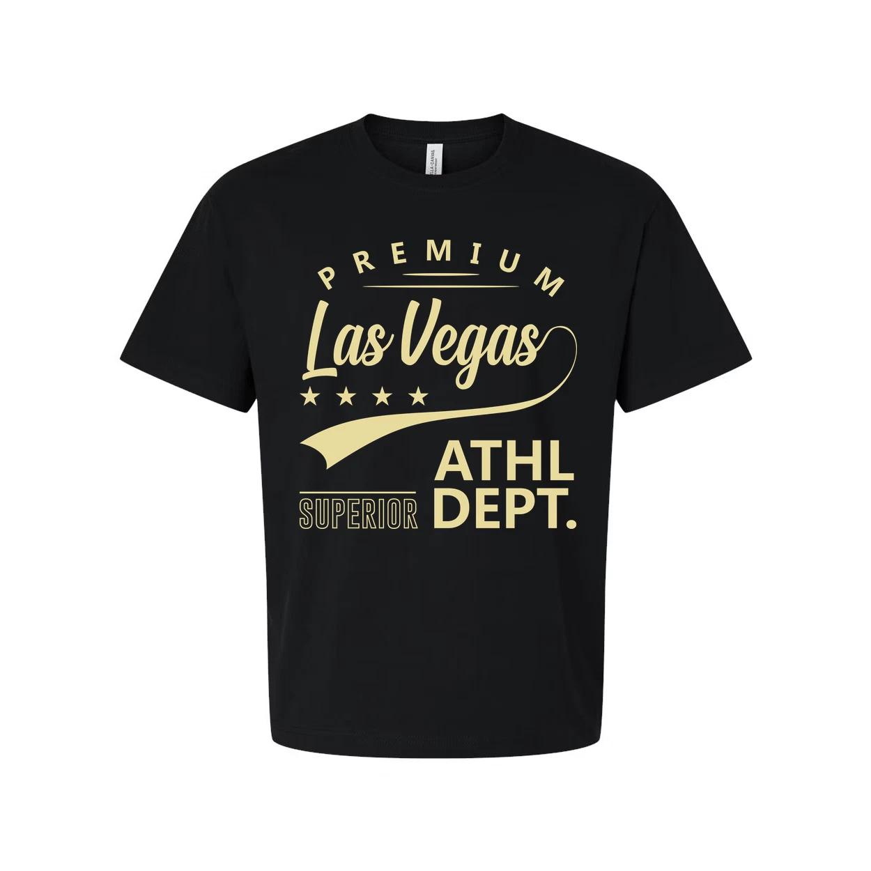 Premium Las Vegas Graphic T Shirt Short Sleeve Athletic Department Design Collec M