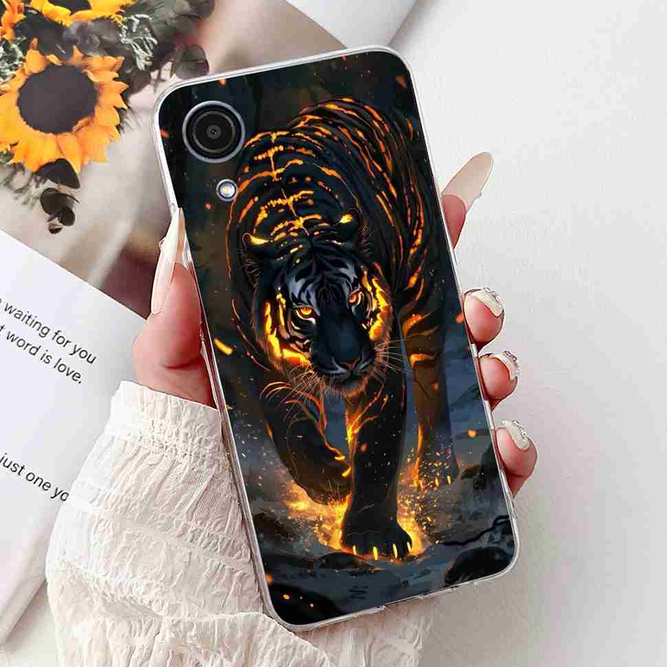 For Samsung A03Core Case Soft Silicone Cute Heart Painted Cover Case For Samsung Galaxy A03 Core SM-A032F TPU Fundas Capa