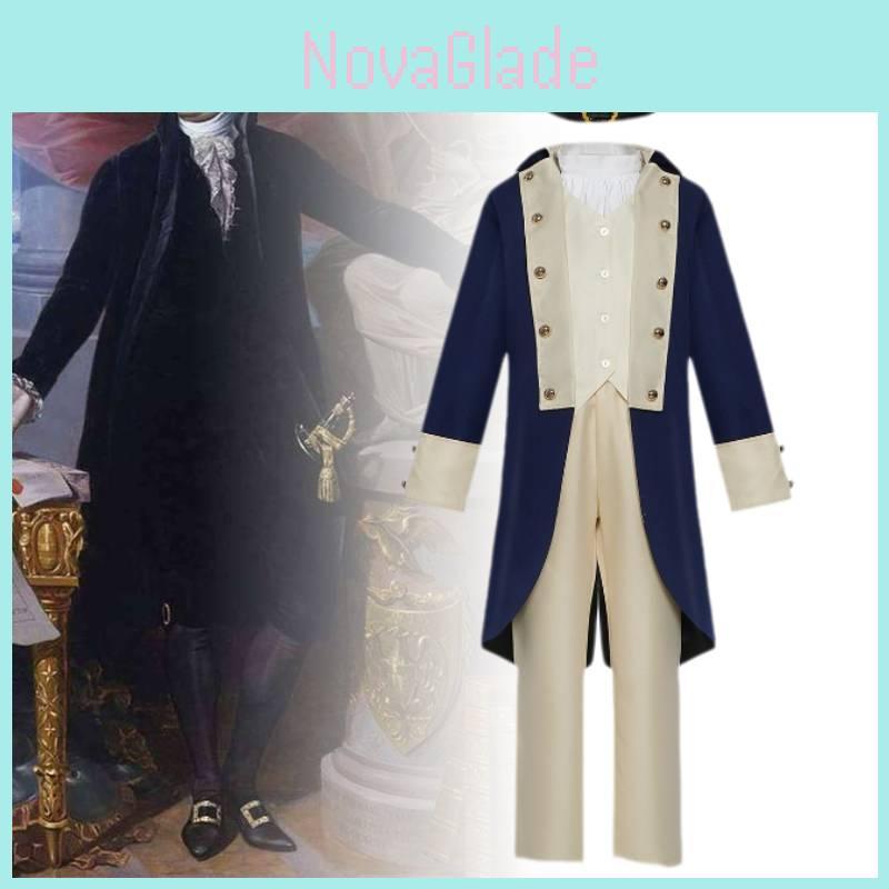 Kids President Steampunk Cosplay Costume Soft Fabric Retro Uniform For Boys