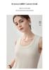 Lekasha Women's Cashmere U-Neck Camisole Sweater - Autumn/Winter Solid Color Knit