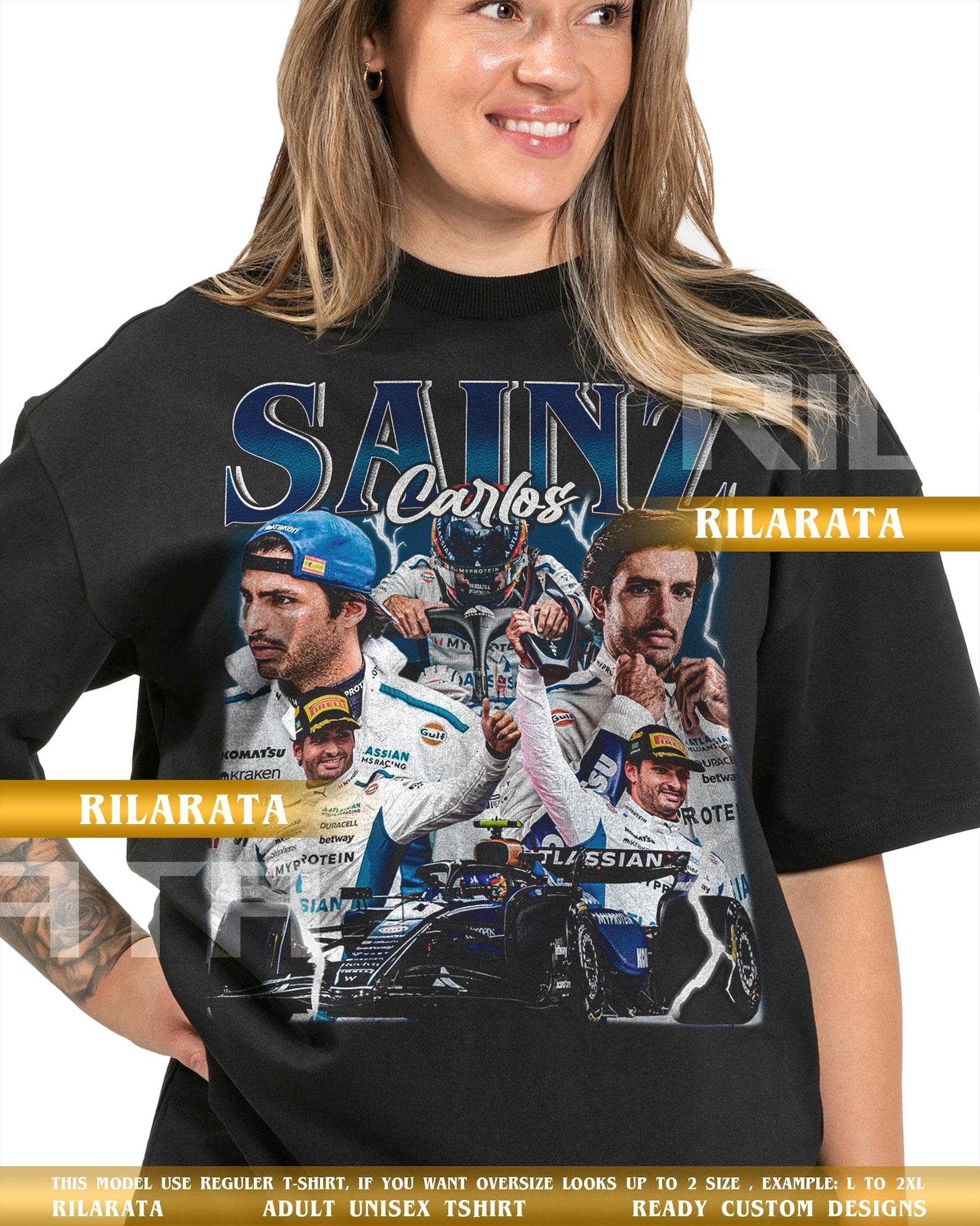 Carlos Sainz Jr Vintage T-Shirt Gift for Women and Man Shirt Unisex Tee Sport SweaT-Shirt S