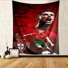 Cr7 Portugal Pattern Tapestry Wall Hanging Boho Aesthetic Wall Blanket For Bedroom Living Room Dorm Home Wall Decor 1012659