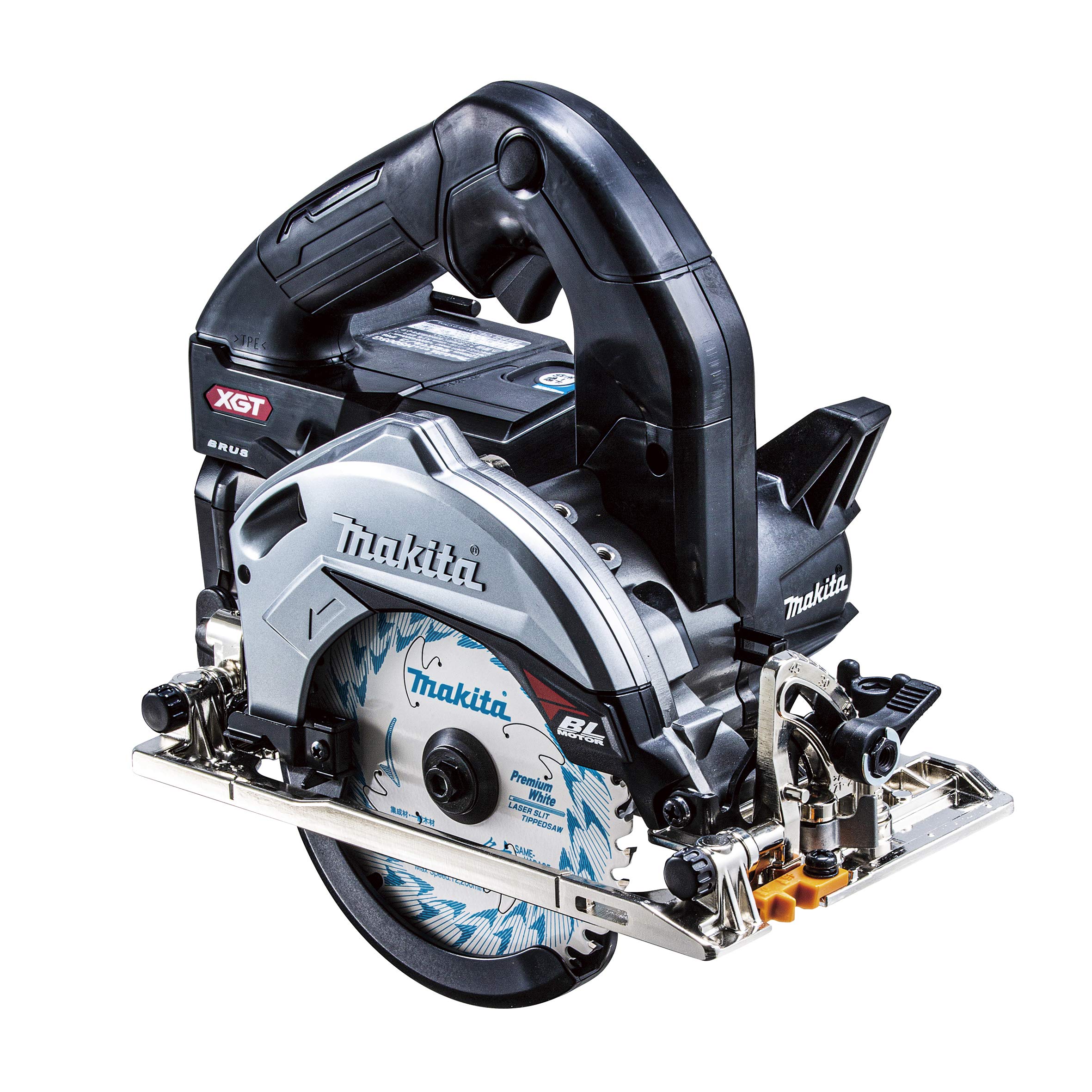 

Акумуляторна циркулярна пила Makita 40Vmax 125 мм, 2 футляри в комплекті HS005GRDXB (Чорний) Акумулятори 2,5 Аг, зарядний пристрій, чорний
