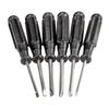 Phillips & Flathead Toy Repair Screwdriver Set - 2mm, 2.5mm, 3mm with Small Black Handle
