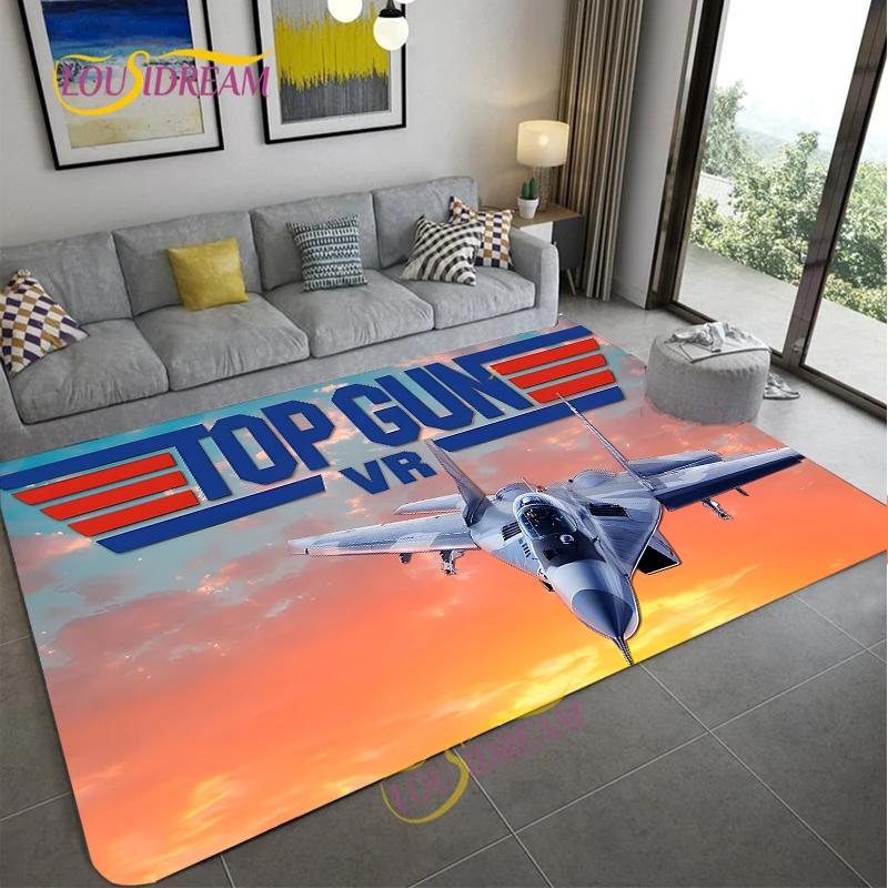 Top Gun Umělecký Vzor Loga Koberec Filmový Prvek Dekorační Koberce Moderní Domov Obývací Pokoj Podlahové Rohože Koberce do ložnice Koupelna