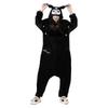 Kuromi Cosplay Costume Women Kigurumi Pajamas Halloween Cartoon Onesies Kid Kawaii Flannel Homewear For Holiday Party Girls Gift