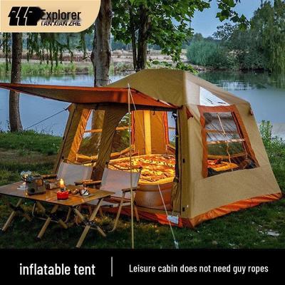 Explorer's Automatic Inflatable Tent Set: Anti-Rainstorm Camping Gear