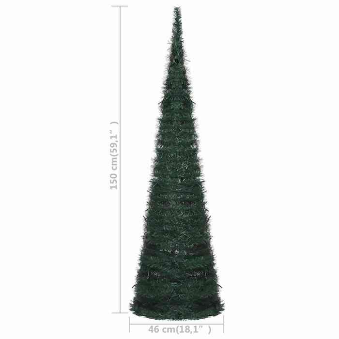 VidaXL Pre-lit Artificial Christmas Tree with Garlands, Christmas Tree with LEDs, Holiday Decoration, Ornament 321523