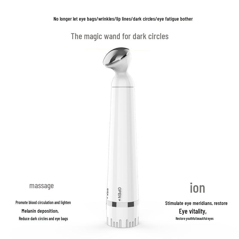 Eye Massager: Reduces Eye Bags, Fine Lines with Cold Compress & Vibration