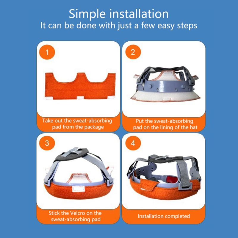 1 ks Potítko na helmu Potítka Stavební helma Svařovací potítko Polštář Potítko Helma Letní čelenka