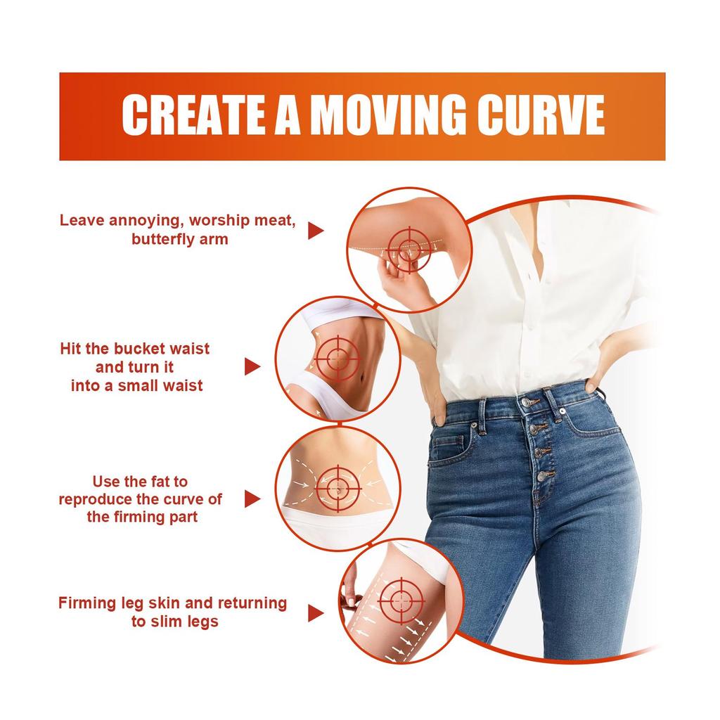 EELHOE Firming Gel Sweating Slimming Moisturizing Firming Skin Showing Body Curves Body Contouring Gel
