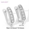 18K Gold Plated Brass Shvenzy Earwires Inlaid Zircon Earring Fixtures,Fastener For Earrings,For DIY Earring Making Accessories