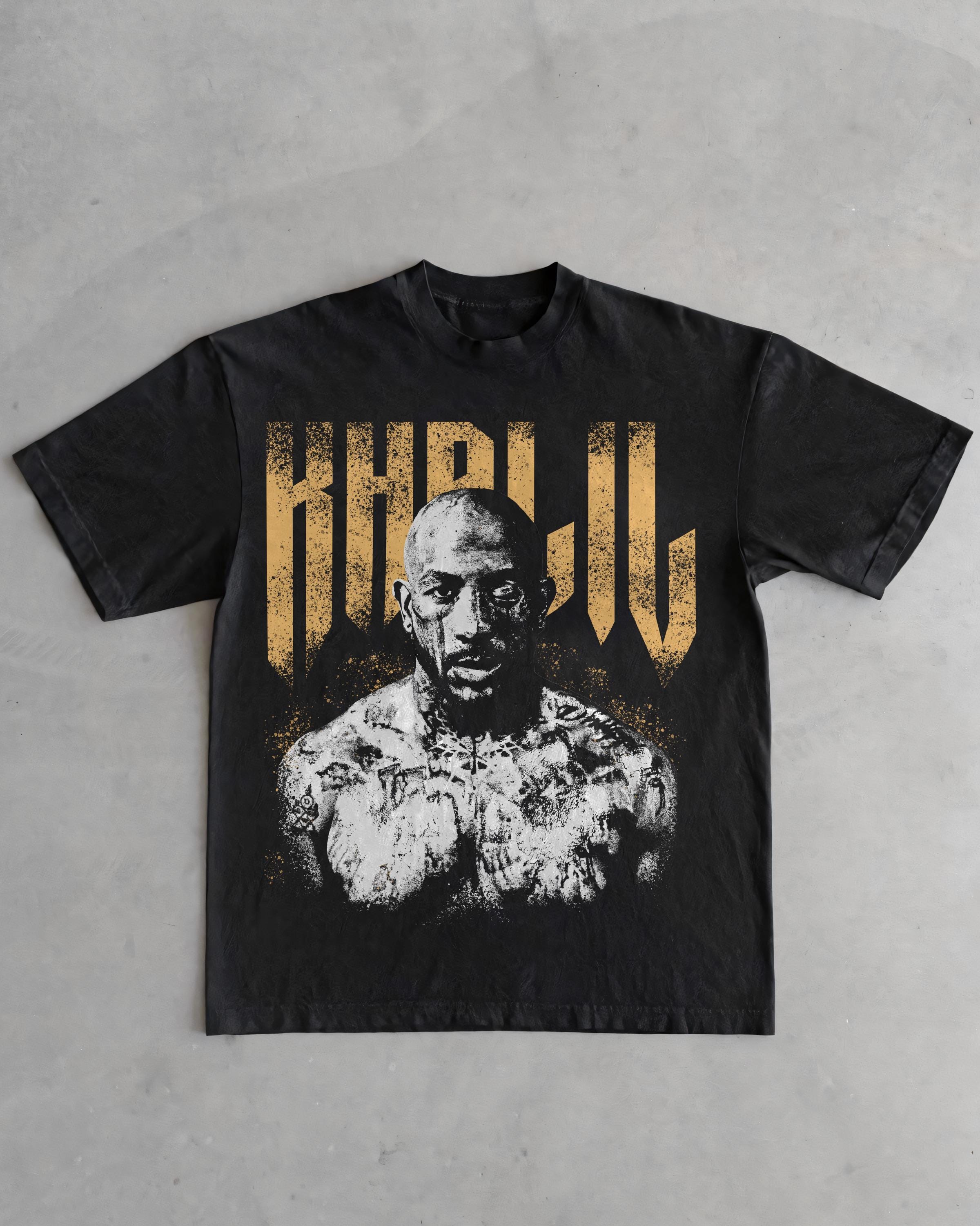 

2026 Summer UFC Khalil Rountree Fighting Graphic Tshirt Women Sports Cotton Short Sleeve Loose Leisure Fitness Shirt Unisex 4XL