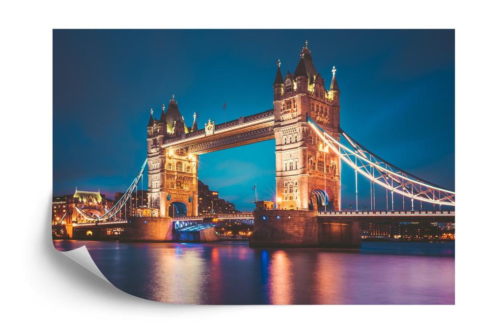 Photomural Tower Bridge Washable Fleece 208x146