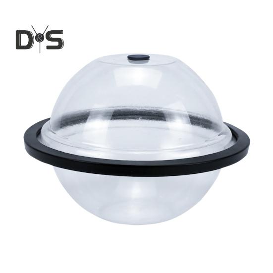 

Большие сферические формы для кубиков льда, гибкие силиконовые формы для изготовления ледяных сфер, 7,44 дюйма, лотки для ледяных шариков для ведер со льдом, кемпинга и выпечки прозрачный