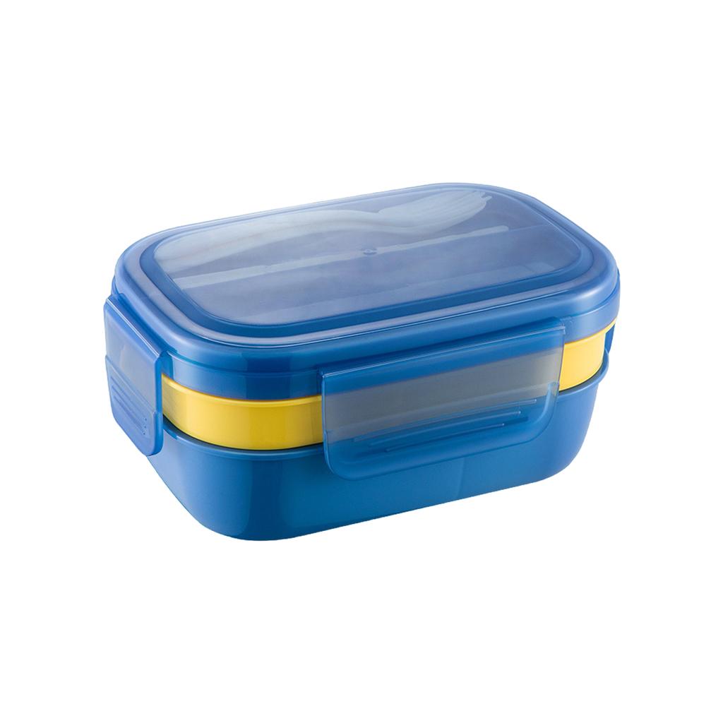 BPA-Free Bento Box 3 Layers Suitable For School/Picnic Resistant To High Temperatures And Invariance Violet