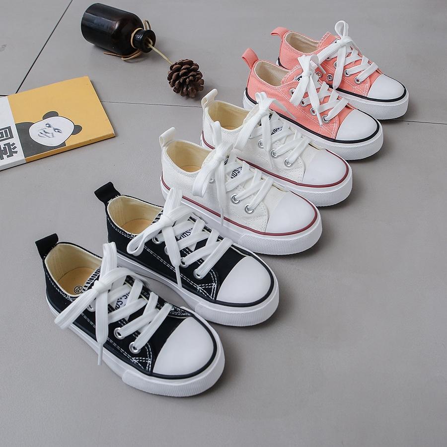 Children's Cloth Fashionable Spring and Autumn Breathable Children's Canvas Shoes Soft Sole Boys and Girls' Shoes Versatile