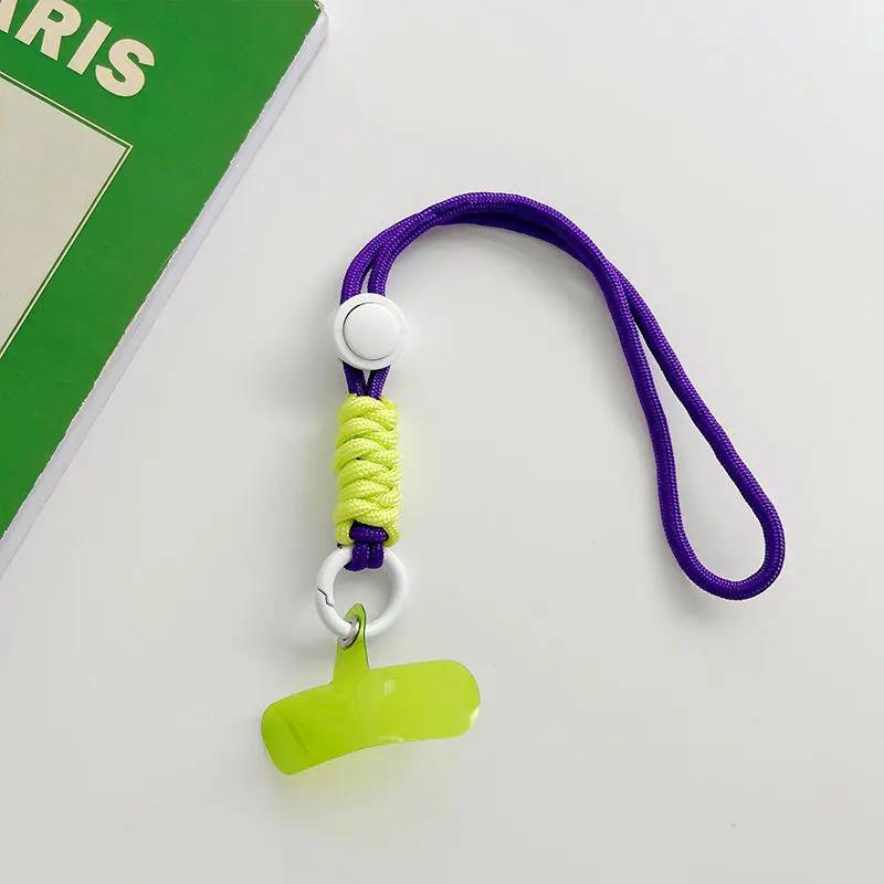 Mobile Phone Chain Ring Cord For Keys With Patch Wrist Strap Luxury Hanging Cell Phone Holder Keychain Phone Case Lanyard