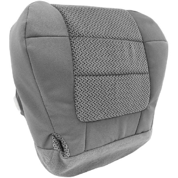 Passenger Bottom Seat Cover Cloth for Ford F150 XLT 2001-2003 Dark Graphite Gray