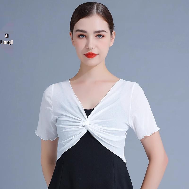 

Солнцезащитная сетчатая накидка и шаль: Женское летнее платье-слинг и кардиган One Size (80-130 kg) белый