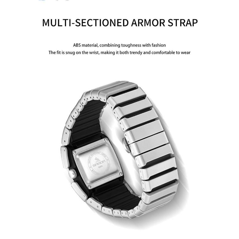 SANDA Cool Watch For Men Creative Style Alien Design Waterproof Luminous Quartz Watches Male Sports Wristwatch