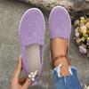 Summer New Mesh Women's Shoes Casual Fashion One-pedal Shoes Women's Mesh Breathable and Comfortable Women's Shoes