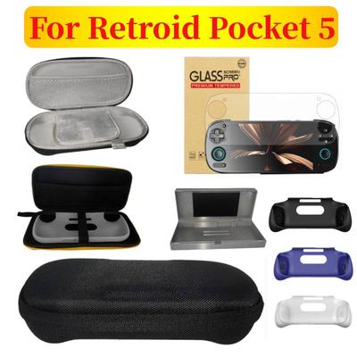 Tragbare Retroid Pocket 5 Hülle Aufbewahrungstasche Handheld Offiziell RP5 Retroid Pocket 5 Schutzhüllen Taschen Zubehör Box Geschenk