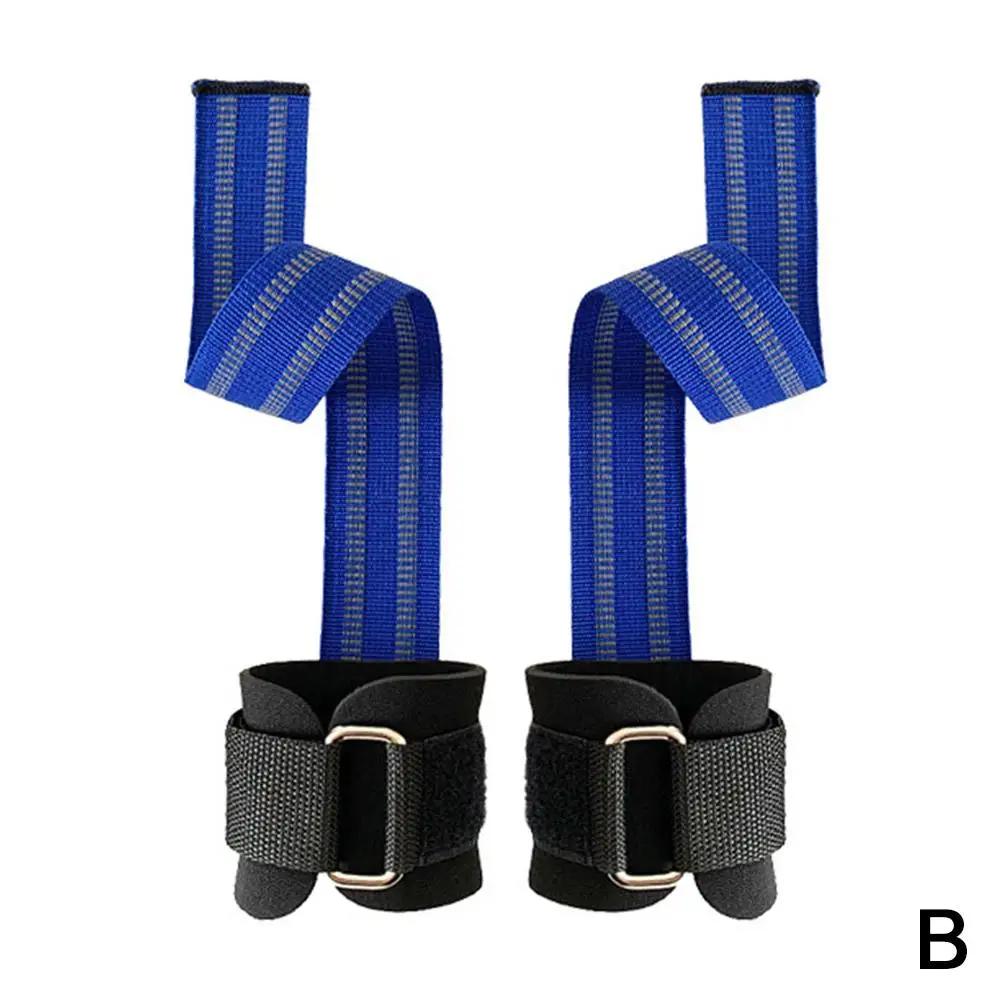 Silicone Weightlifting Straps Anti-Slip Lifting Wrist Wrist Crossfit Strength Grips Support Straps Hand Deadlifts Training