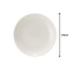 NARUMI Plate, Chinese Cuisine Dish, 14cm, White, Simple Design, Flat Plate, Microwave Safe, Made in Japan, 9000-1599