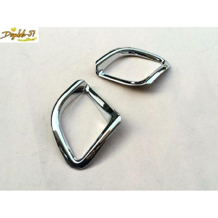 Chrome Rear Fog Light Lamp Cover Trim For Toyota Highlander Kluger 2014-2018