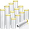 Pre-Taped Masking Film Protection PE Covering Cloth Tape for Living Room Furniture Dust-proof Spray Paint Automobile Painting