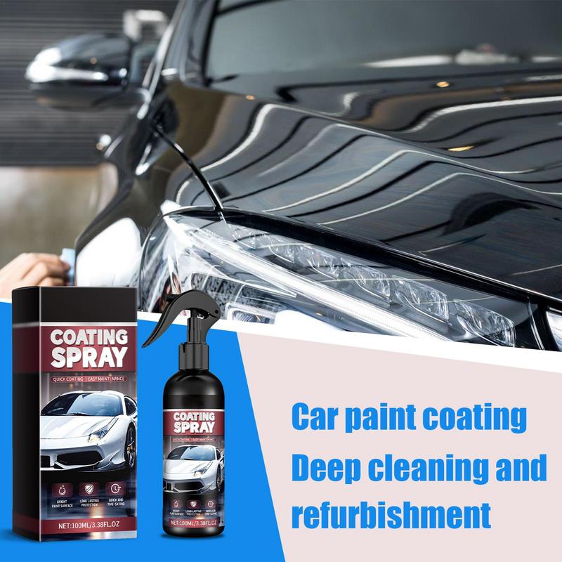 Car Coating Spray Nano Agent Polish Spray For Cleaning Nano Spray Coating For Car Car Spray Wax For Rearview Mirror