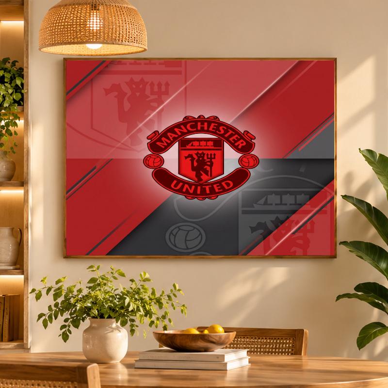 5D Diamond Painting Manchester United DIY Full Drill Diamond Art Kit Home Decoration