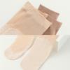 10 Pairs Women Slip-Resistant Cotton Soles Transparent Medium Tube Silk Socks