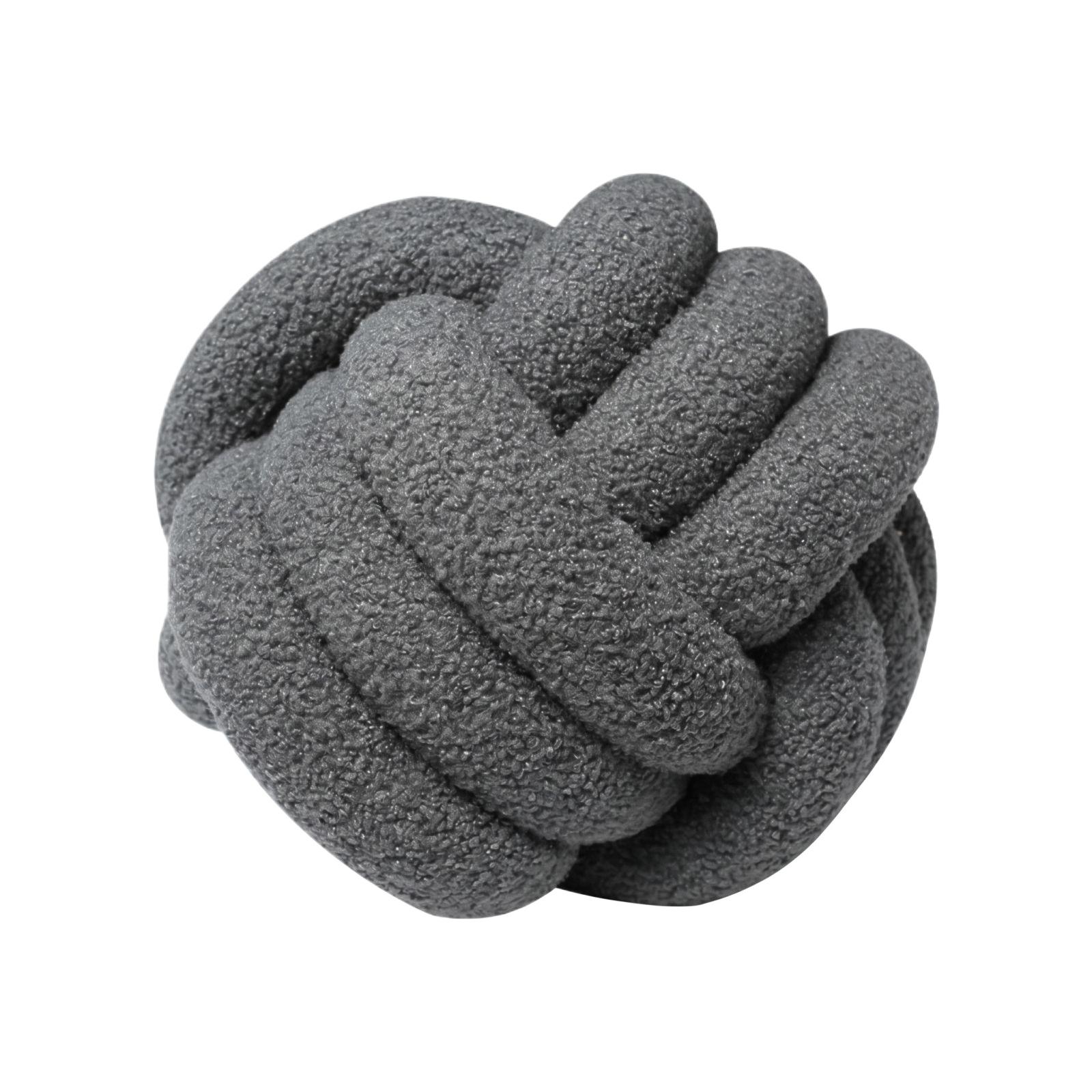 

Handwoven Knot Ball Pillow Soft Textured Decorative Cushion for Home and Office Use Unique Design Comfortable Support One Size