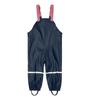 Children's Waterproof Fleece-Lined Outdoor Rain Bib Pants Jumpsuit