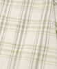 COVERNAT Tartan Check Open Collar 1Pk Half Shirt Green