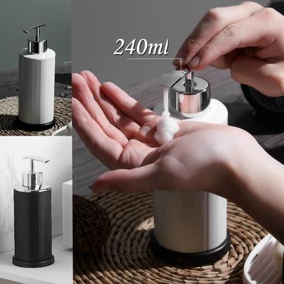 1pc 240ML Desktop Pressato Manualmente Dispenser di Sapone Pressa per Lozione Shampoo Cosmetico Spremere Contenitori