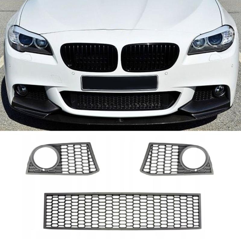 M93K-Car Front Bumper Bezel Grille For BMW 5 Series F10 F11 M Style 2011-2016