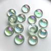 25pcs16mm semi-circular AB color crystal rhinestone DIY jewelry making resin flat back decoration wedding decoration scrapbook