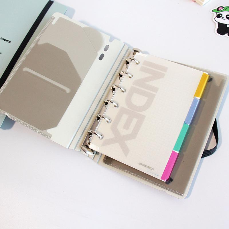 Compact Japanese-Style Notebook: A7 Pocket Book, A6 Note Pad, A5 Removable Ring Binder