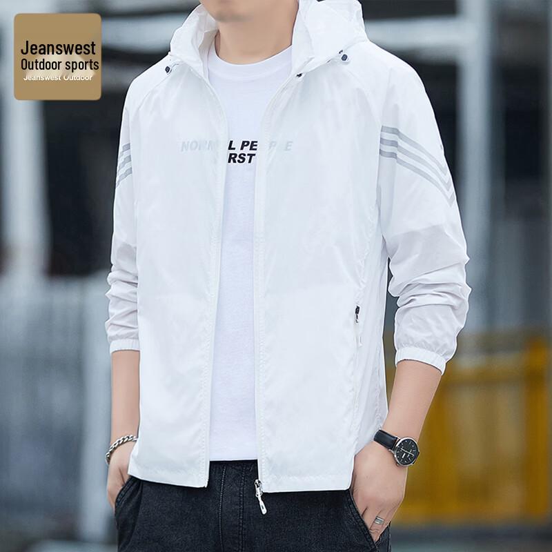 Jeanswest Men s Hooded Outdoor Sun Protection Jacket 5XL