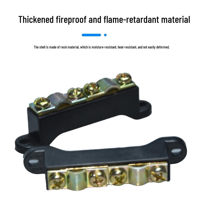 Shuangquan AF3-25/25 Dual Circuit Pure Copper Fireproof Wiring Terminal